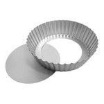 Fat Daddio's Fluted Tart / Cake Pan, 6" x 2", removable bottom