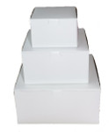 Ultimate Baker White 1/4 Sheet Cake Boxes 14 X 10 X 4 (50 Pack)
