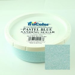 TruColor Confectioner's Sanding Sugar (Fine Crystals) Pastel Blue (1x8 oz)