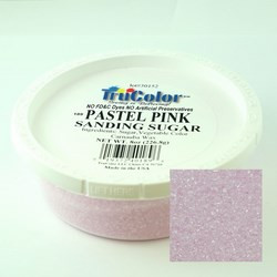TruColor Confectioner's Sanding Sugar (Fine Crystals) Pastel Pink (12x8oz)