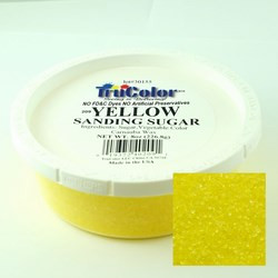TruColor Natural Sanding Sugars Yellow (1x8 oz)