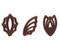 ifiGOURMET Exclusive, Assorted Dark Chocolate Decorations (450 EA)