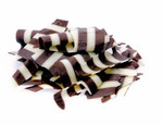 ifiGOURMET Zebra Shavings, White and Milk Chocolate Topping (5.5 LB)