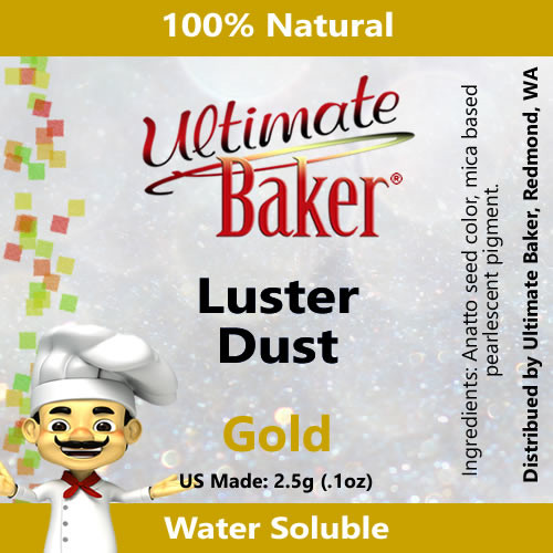 Ultimate Baker Luster Dust Gold (1x2.5g)