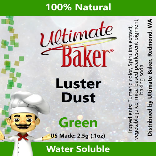 Ultimate Baker Luster Dust Green (1x2.5g)