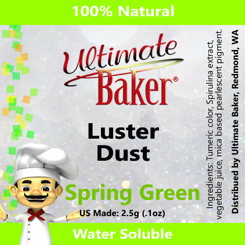 Ultimate Baker Luster Dust Spring Green (1x2.5g)