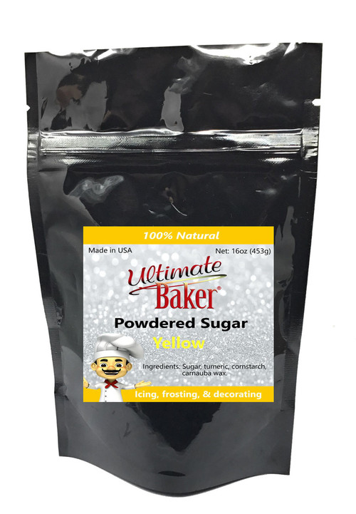 Ultimate Baker Natural Powdered Sugar Yellow (1x1lb)