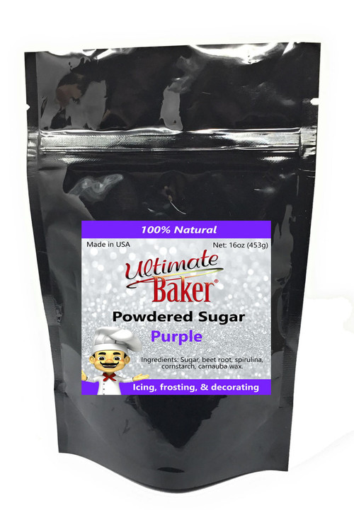 Ultimate Baker Natural Powdered Sugar Purple (1x1lb)