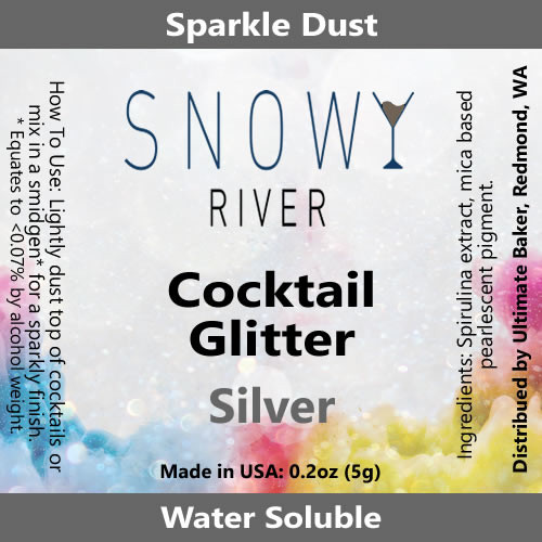 Snowy River Cocktail Glitter Silver (1x5.0g)