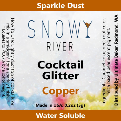 Snowy River Cocktail Glitter Copper (1x5.0g)