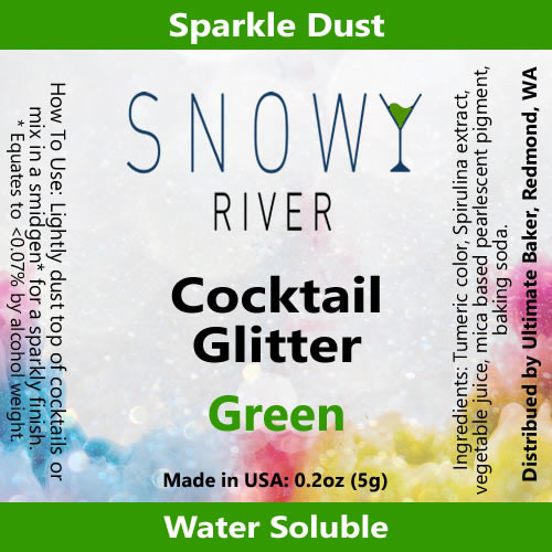Snowy River Cocktail Glitter Green (1x5.0g)