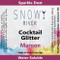 Snowy River Cocktail Glitter Maroon (1x5.0g)