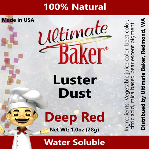 Ultimate Baker Luster Dust Deep Red (1x28g)