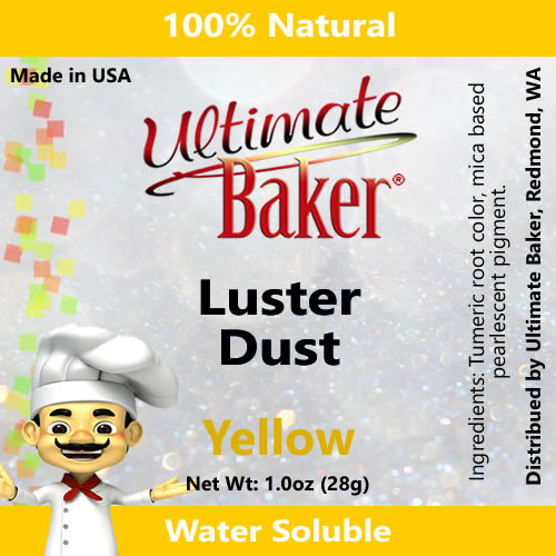 Ultimate Baker Luster Dust Yellow (1x28g)
