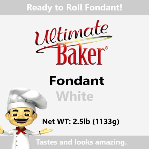 Ultimate Baker White Fondant (1x2.5lbs)