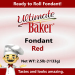 Ultimate Baker Red Fondant (1x2.5lbs)