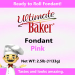 Ultimate Baker Pink Fondant (1x2.5lbs)
