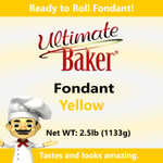 Ultimate Baker Yellow Fondant (1x2.5lbs)