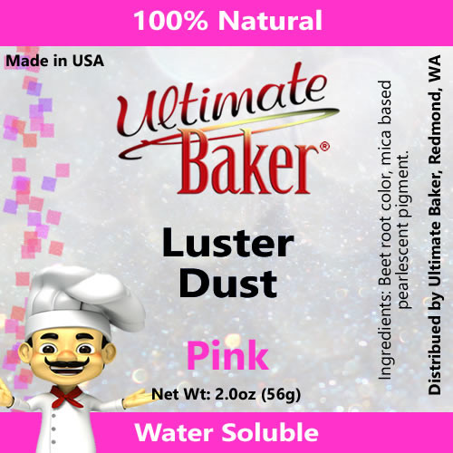 Ultimate Baker Luster Dust Pink (1x56g)