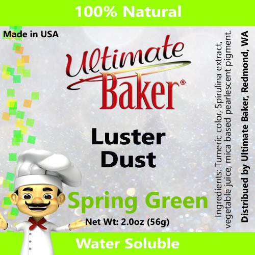 Ultimate Baker Luster Dust Spring Green (1x56g)