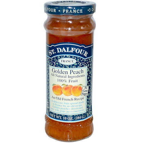 St. Dalfour Peach 100% Fruit Conserve (6x10 Oz)