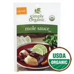 Simply Organic Seasoning Mix, Organic Mole Sauce (12x1.13Oz)