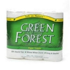 Green Forest White Paper Towels (30xROLLS)