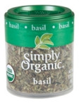 Simply Organic Mini Basil C/S (6x.18 Oz)