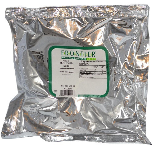 Frontier Herb Whole Milk Thistle Seed (1x1lb)