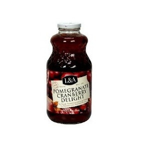 L & A Juice Pomegranate/Cranberry Delight (6x32 Oz)