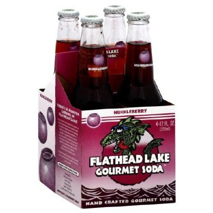 Flathead Lake Gourmet Soda Huckleberry (6x4x12 OZ)