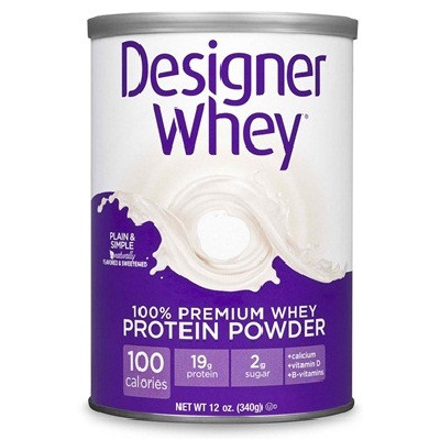 Designer Whey Plain/S Mapple Protein Powder (1x12OZ )