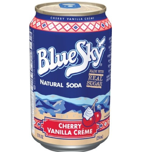 Blue Sky Cherry Vanilla Crème Soda (4x6 PK)