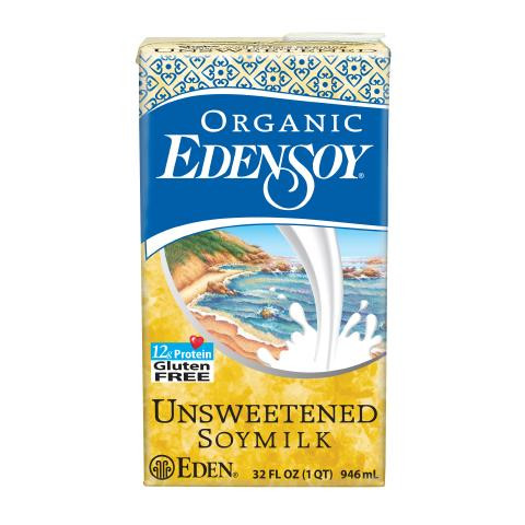 Eden Foods Unsweetened Edensoy (12x32 Oz)