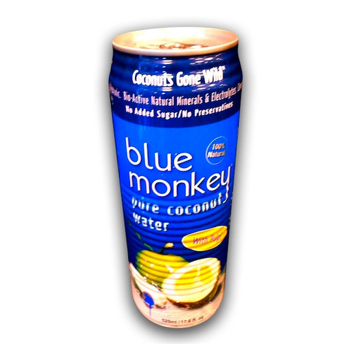 Blue Monkey Coconut Water W/Plp (24x17.6OZ )