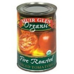 Muir Glen Diced Fire Roasted Tomato No Salt (12x14.5 Oz)