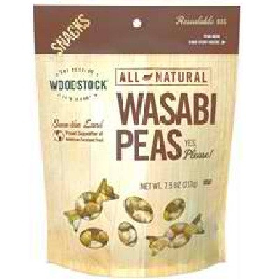 Woodstock Peas Wasabi Natural (8x7.5OZ )