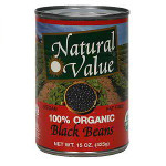Natural Value Organic Black Beans (12x15Oz)