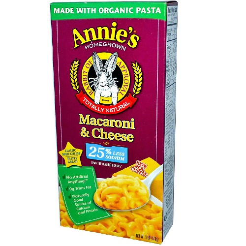 Annie's Homegrown Macaroni & Cheese Low Sodium (12x6 Oz)