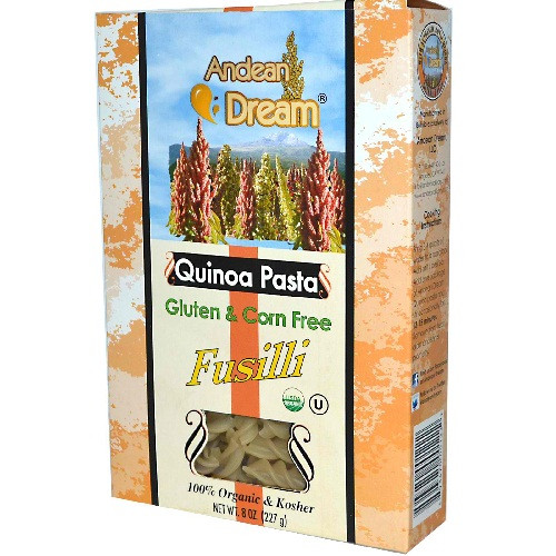 Andean Dream Fusilli Quinoa Pasta Gluten Free (3x8 Oz)