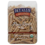 De Lallo Penne Rigate Whole Wheat Pasta (16x1 LB)