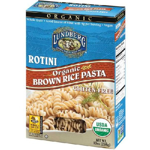 Lundberg Farms Rotini Brown Rice Pasta (12x10 Oz)