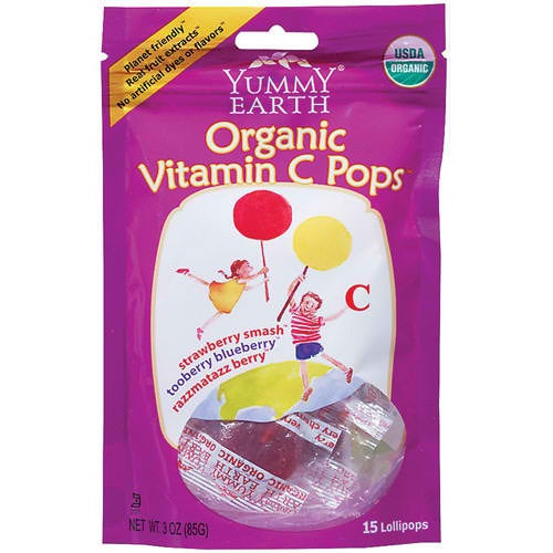 Yummy Earth Vitamin C Lollipop (6x3 Oz)