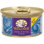 Wellness Canned Chicken & Herring Cat Food (24x5.5 Oz)