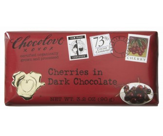 Chocolove Cherries in Dark Chocolate Bar (12x3.2 Oz)