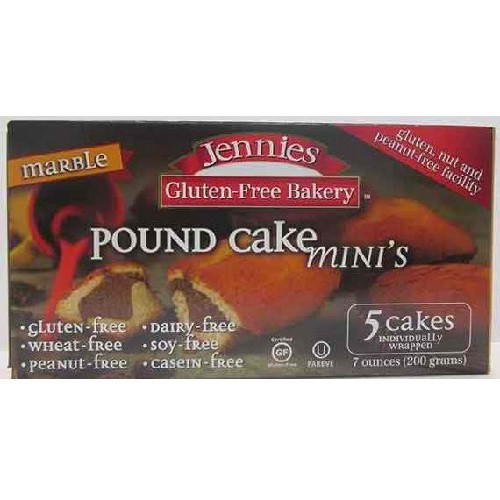 Jennie's Marble Mini Pound Cake Gluten Free (6x7 Oz)