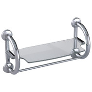 Grab Bar 3-in-1 Towel Shelf/Bar with Safety Glass