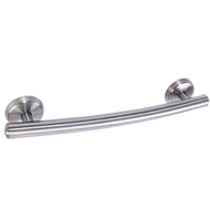 Grab Bar 16" Curved Transitional Style with Rubber Grips