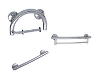 Grab Bars for Bathtubs and Showers - 2-in-1 Shower Handles for Elderly with Towel Rack