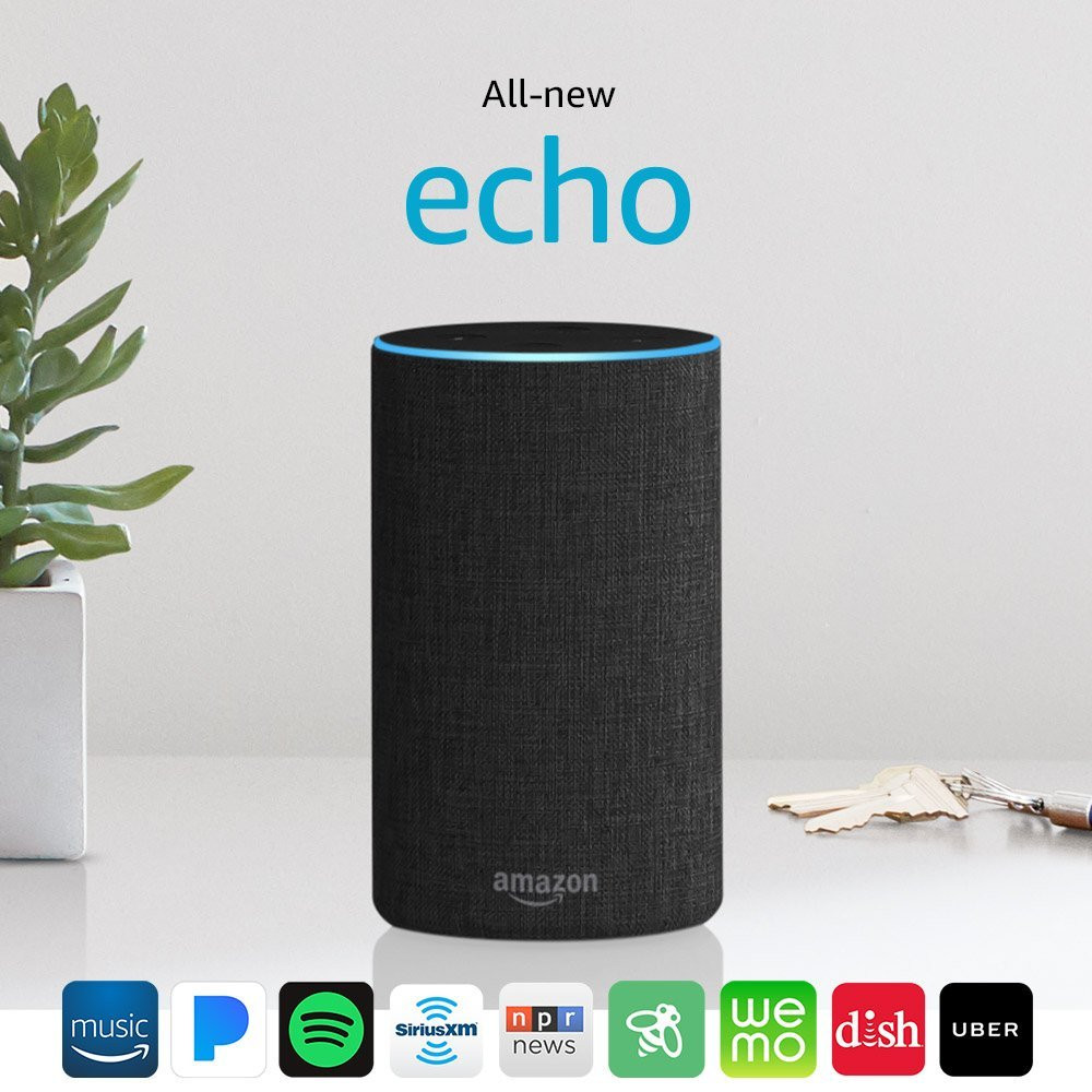 amazon echo charcoal fabric